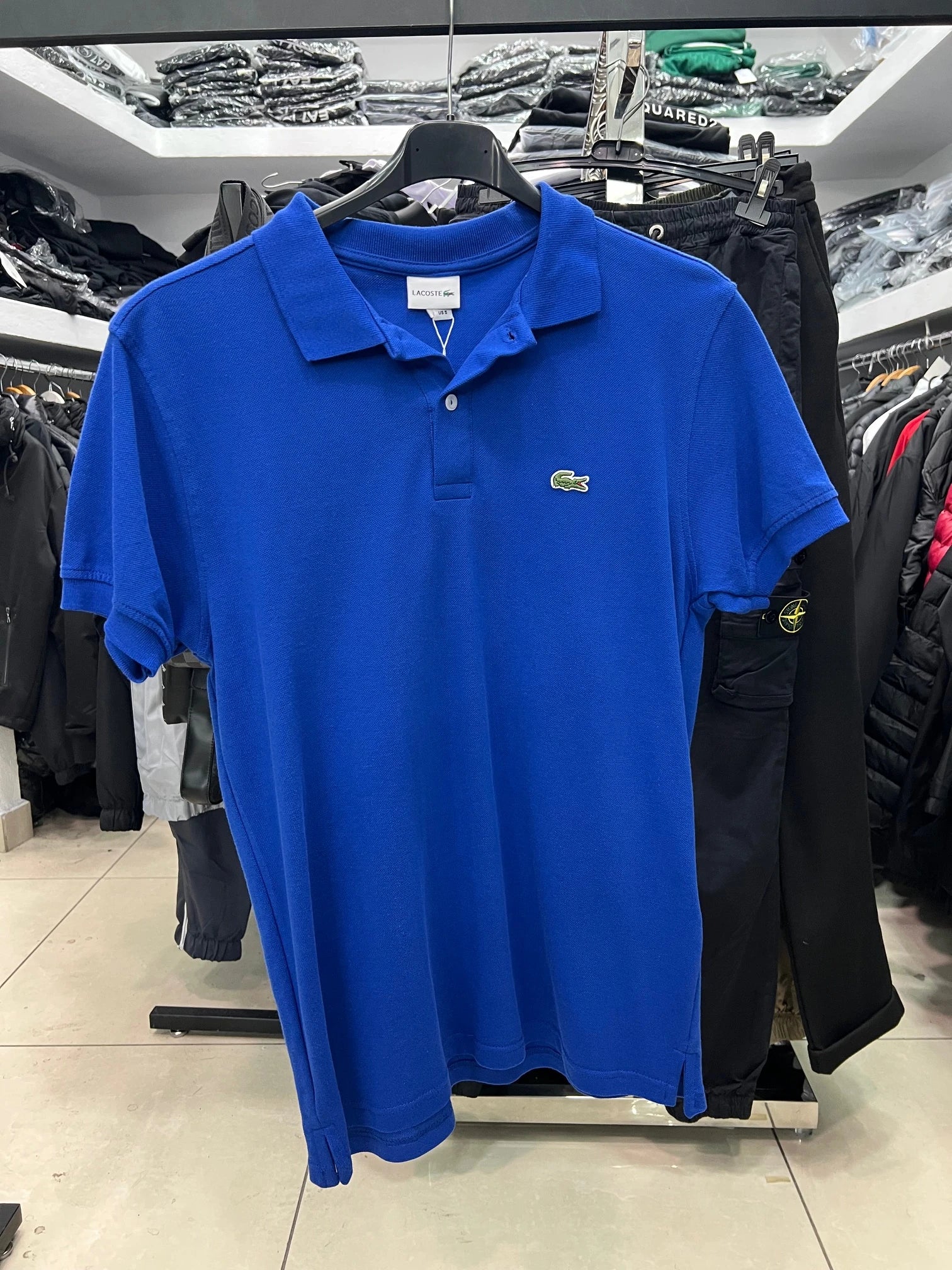 T-SHIRT POLO LACOSTE BLUE