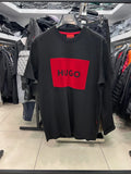 T-SHIRT LOGO HUGO RED