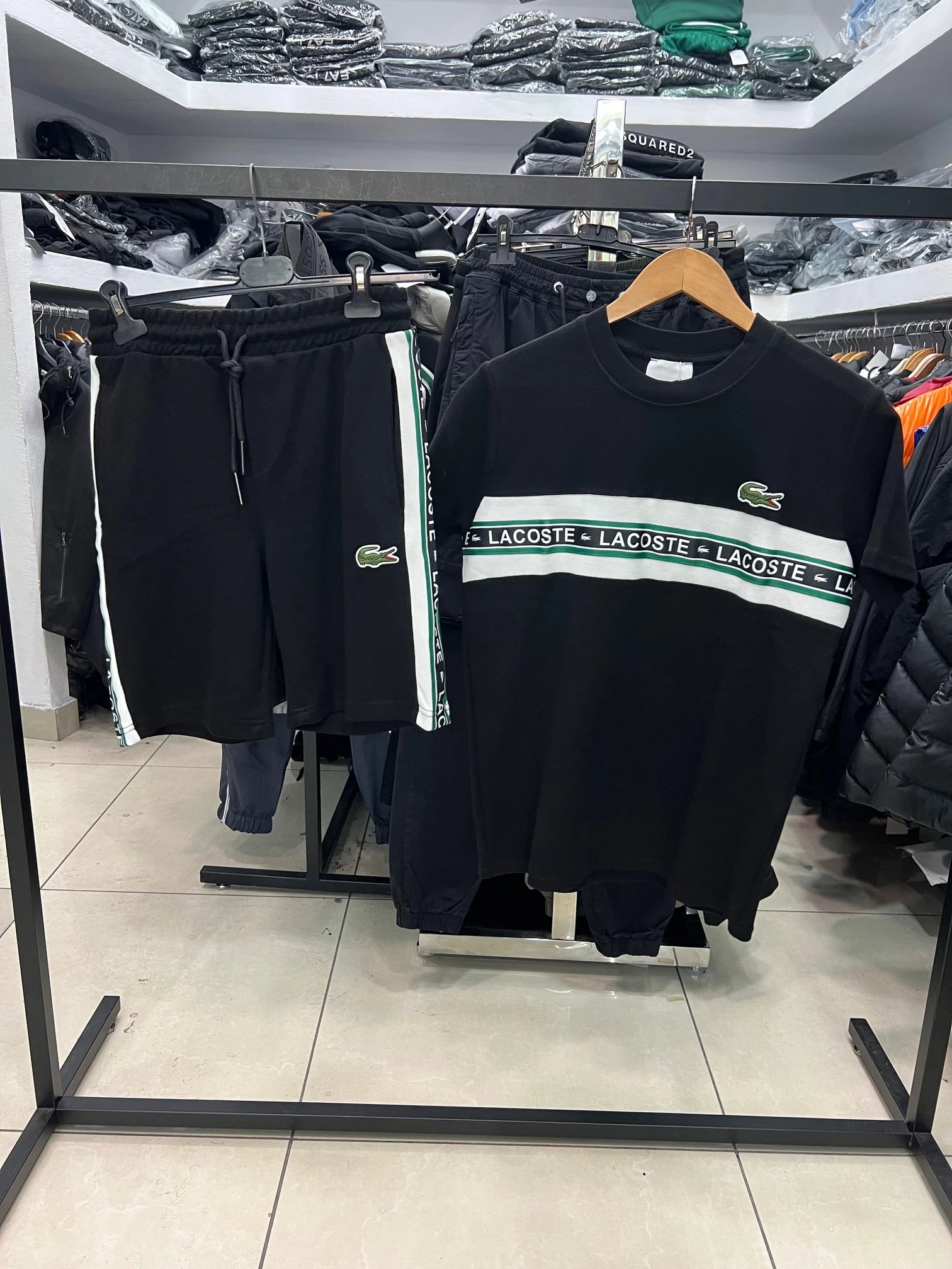ΣΕΤ LACOSTE BLACK GREEN