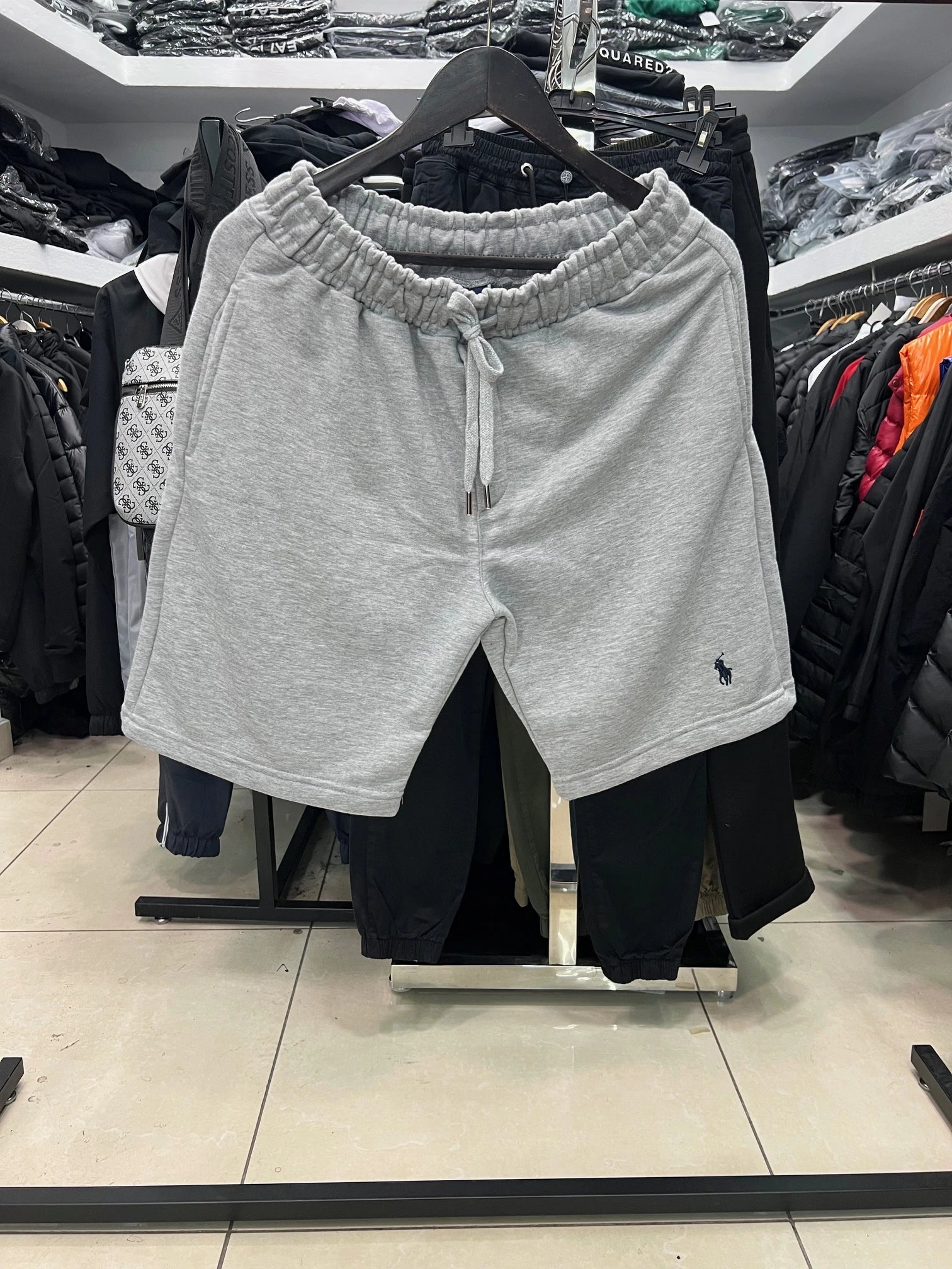 SHORTS POLO GREY